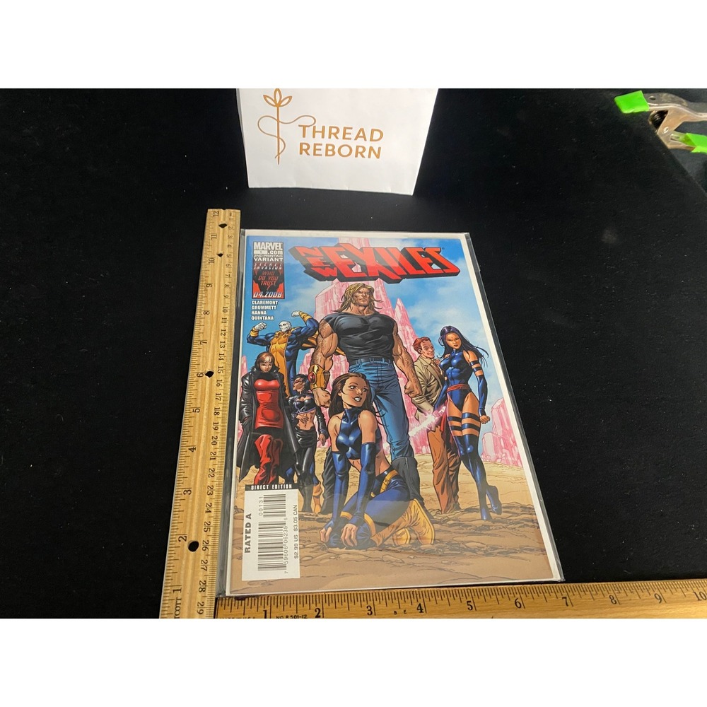Exiles Comic Book #13 Marvel‎ Comics 2002 Variant Cover Claremont Grummmett